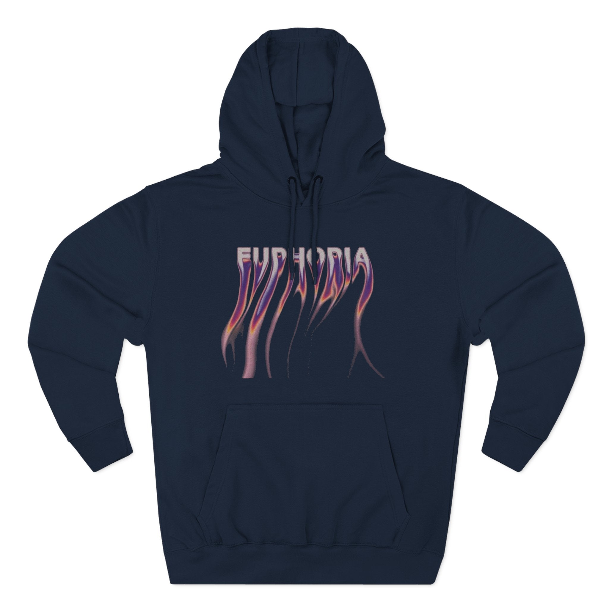 LARSNOIRE Hoodie — 'Euphoria' Gradient Gothic Logo Pullover