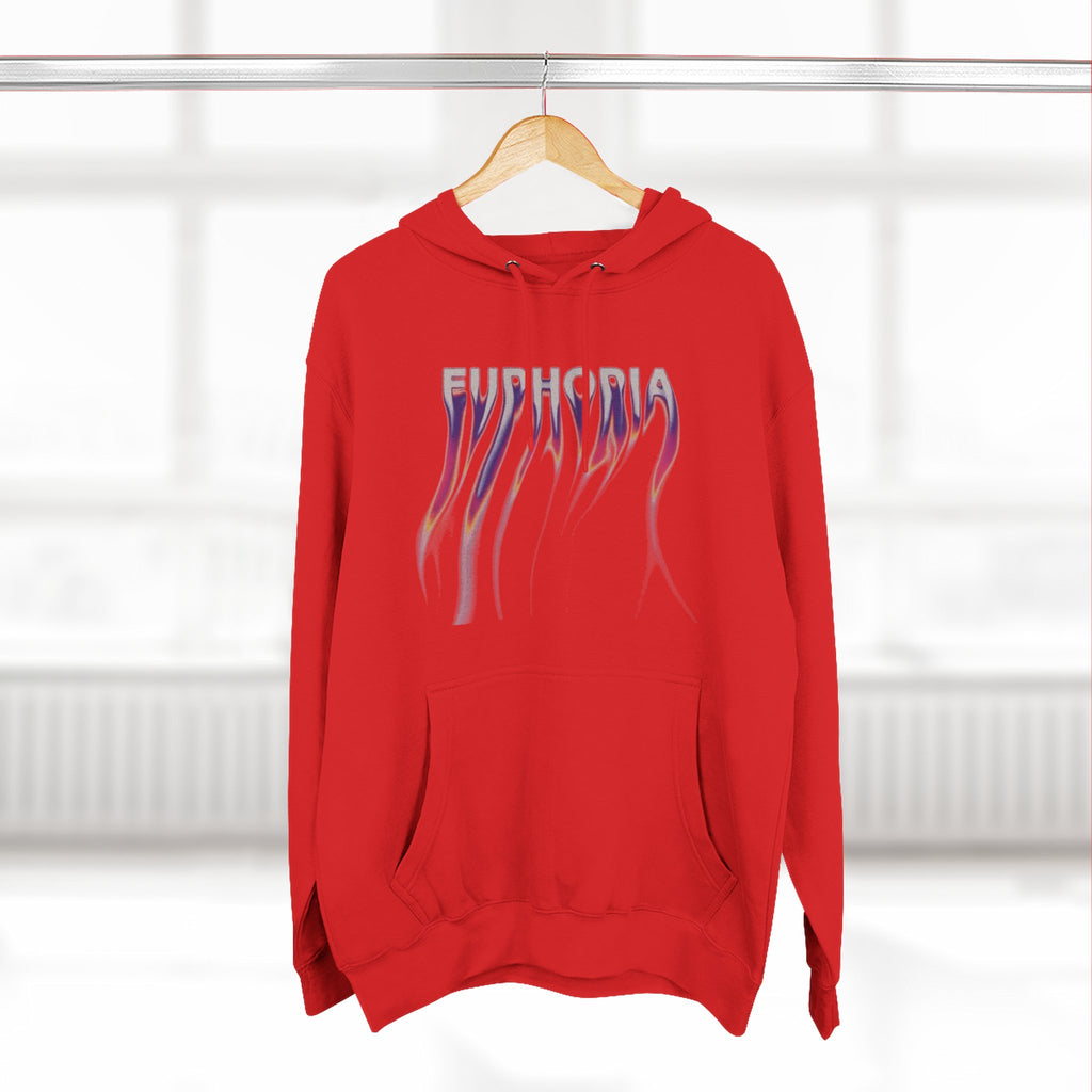 LARSNOIRE Hoodie — 'Euphoria' Gradient Gothic Logo Pullover