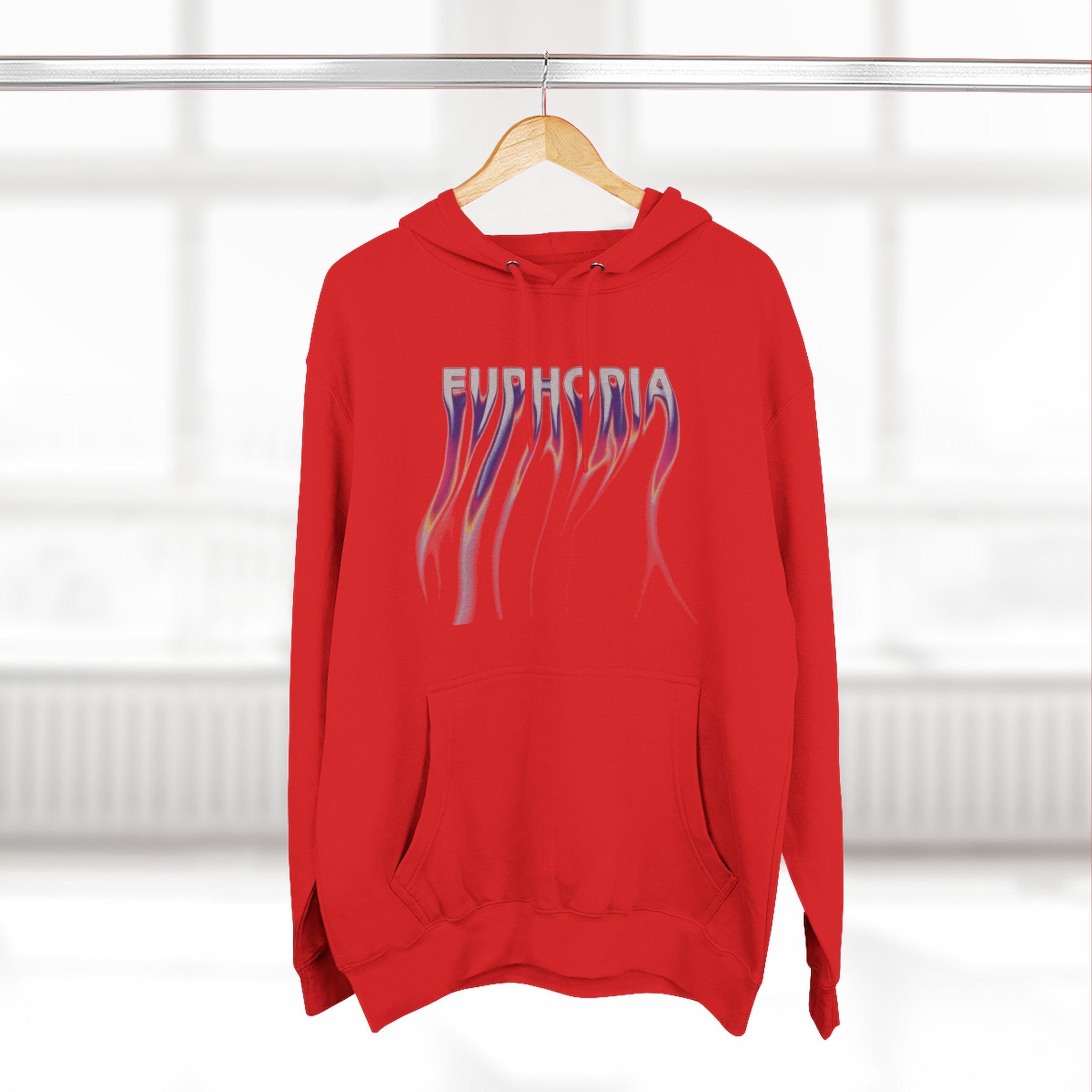 LARSNOIRE Hoodie — 'Euphoria' Gradient Gothic Logo Pullover