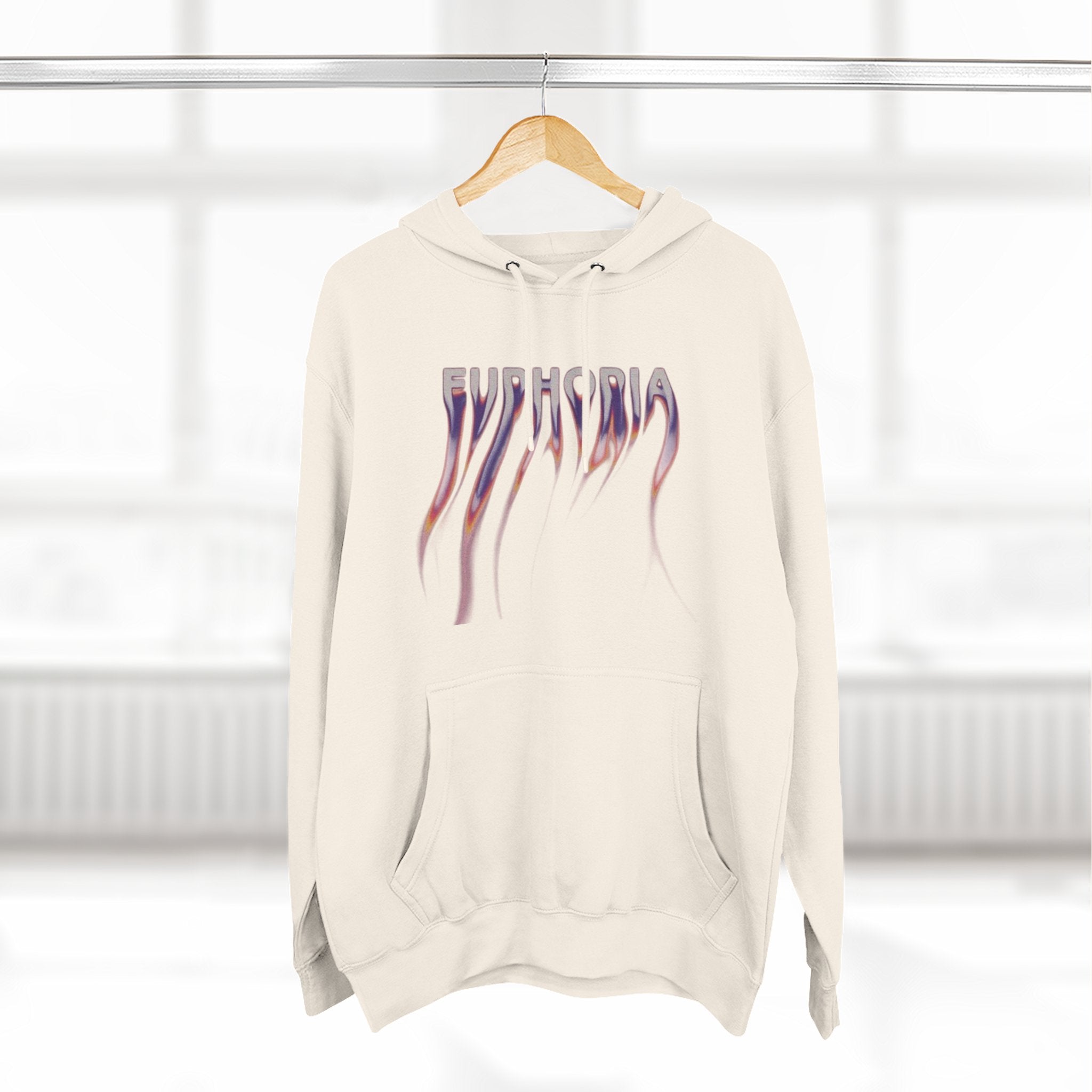 LARSNOIRE Hoodie — 'Euphoria' Gradient Gothic Logo Pullover