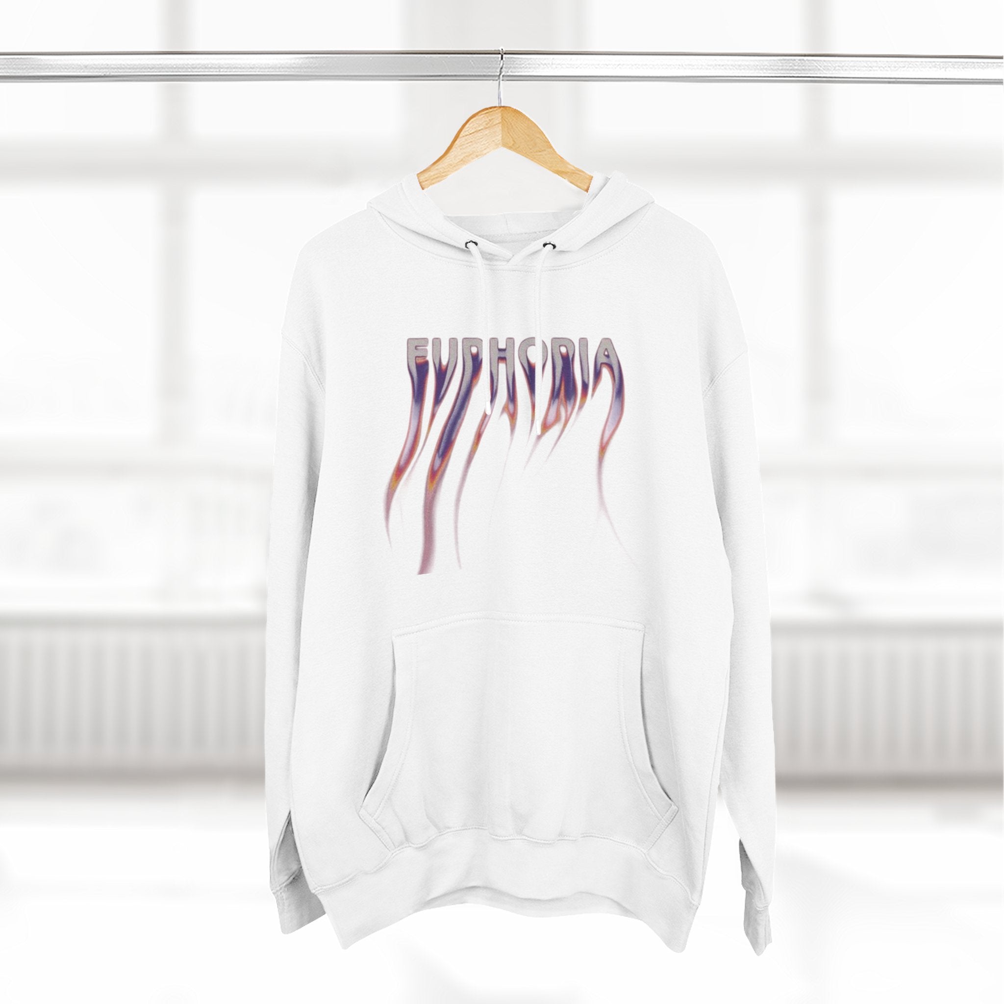 LARSNOIRE Hoodie — 'Euphoria' Gradient Gothic Logo Pullover