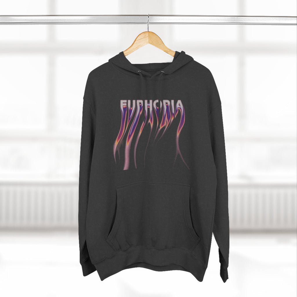 LARSNOIRE Hoodie — 'Euphoria' Gradient Gothic Logo Pullover