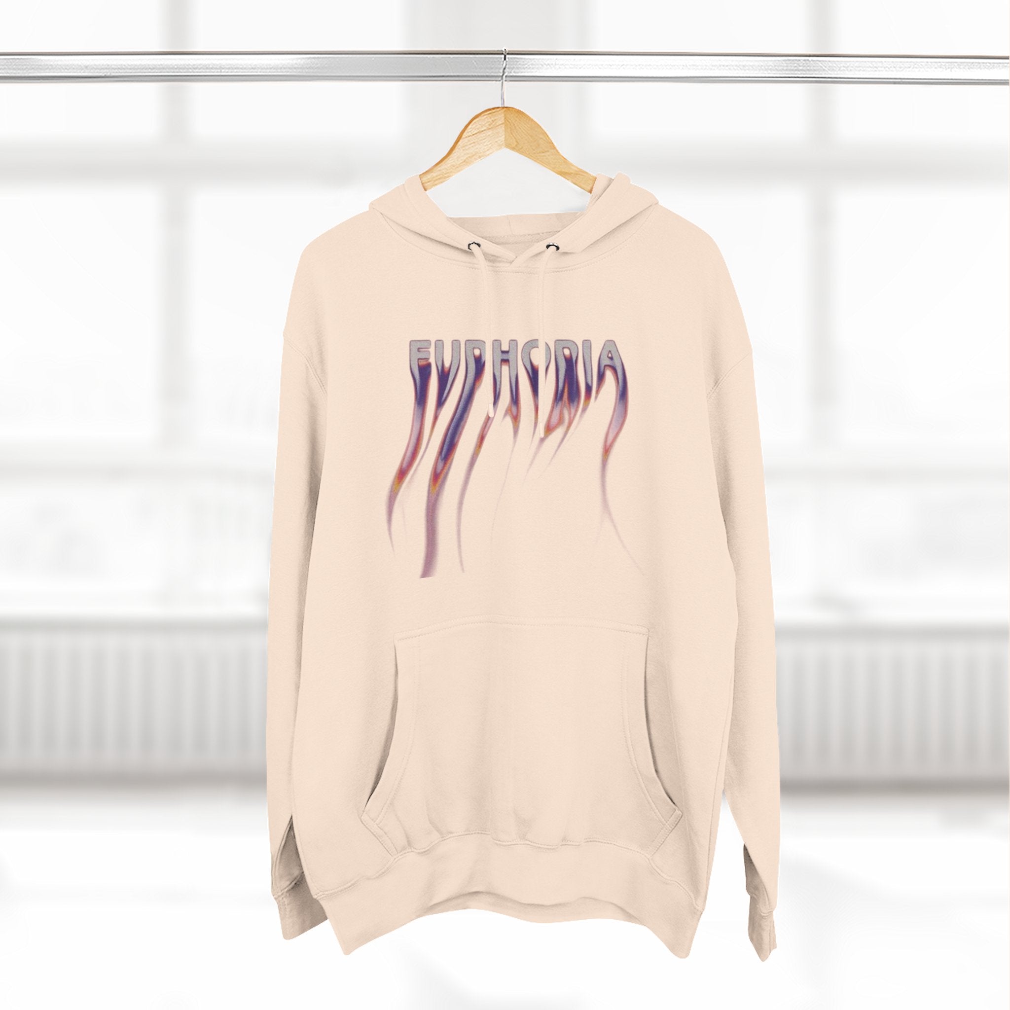 LARSNOIRE Hoodie — 'Euphoria' Gradient Gothic Logo Pullover