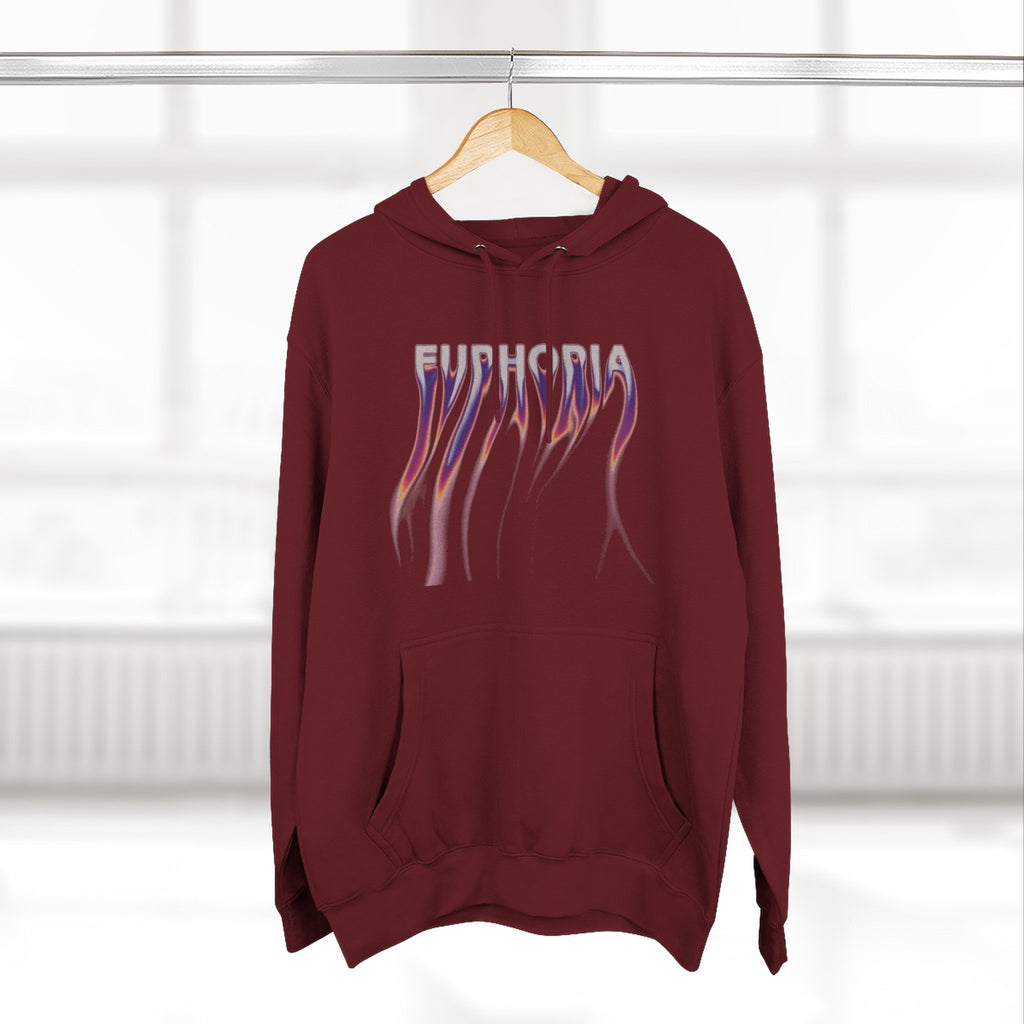 LARSNOIRE Hoodie — 'Euphoria' Gradient Gothic Logo Pullover