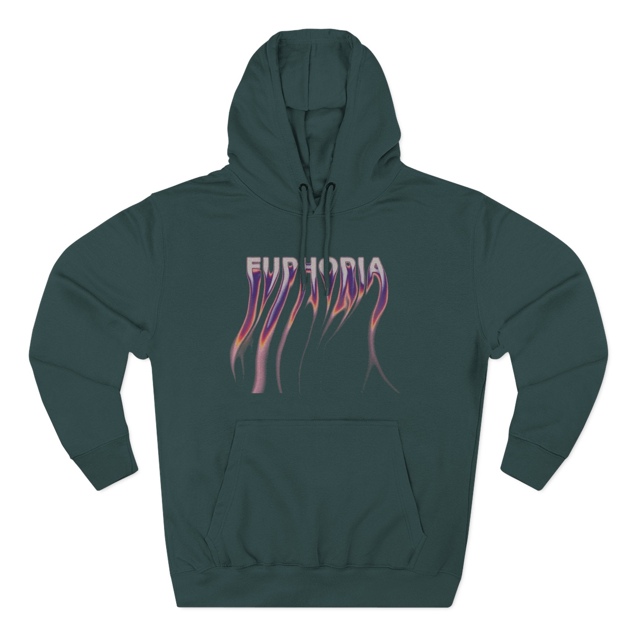 LARSNOIRE Hoodie — 'Euphoria' Gradient Gothic Logo Pullover