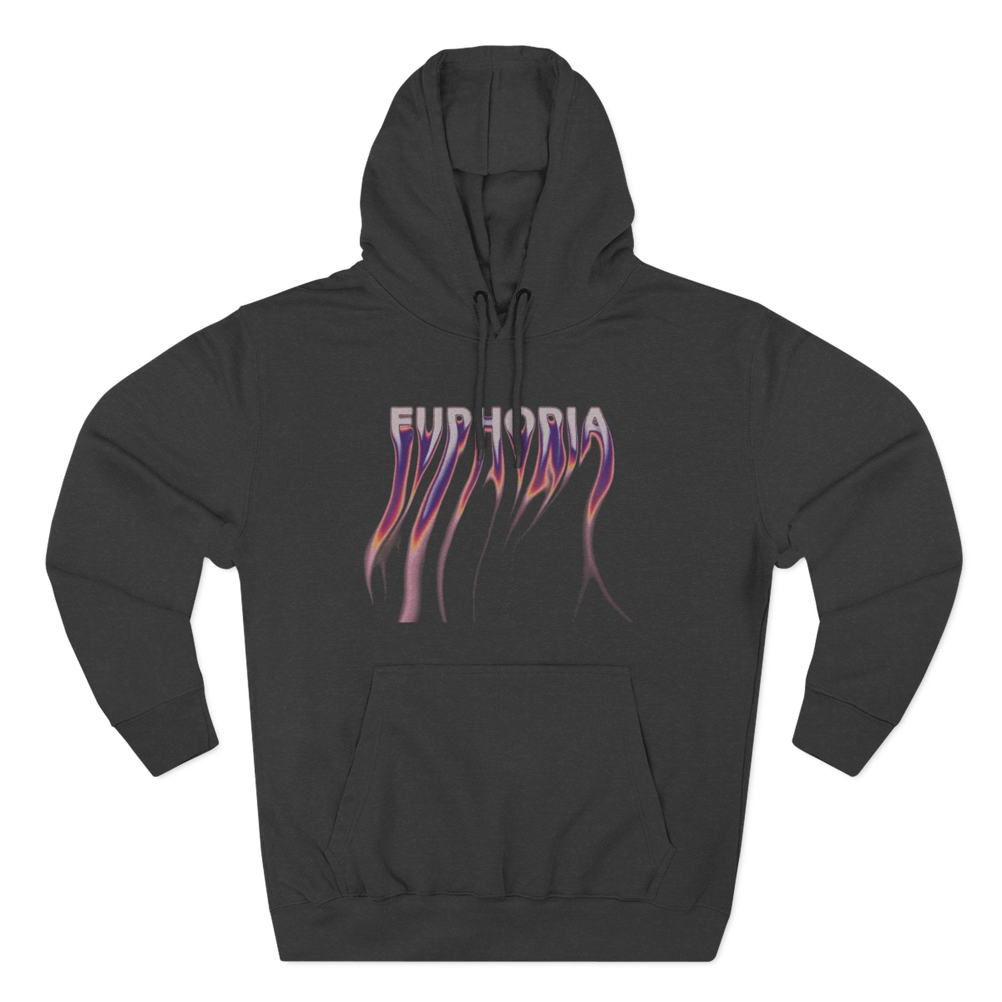 LARSNOIRE Hoodie — 'Euphoria' Gradient Gothic Logo Pullover