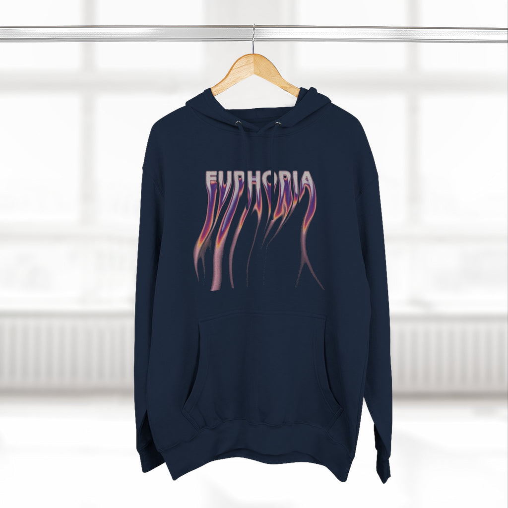 LARSNOIRE Hoodie — 'Euphoria' Gradient Gothic Logo Pullover