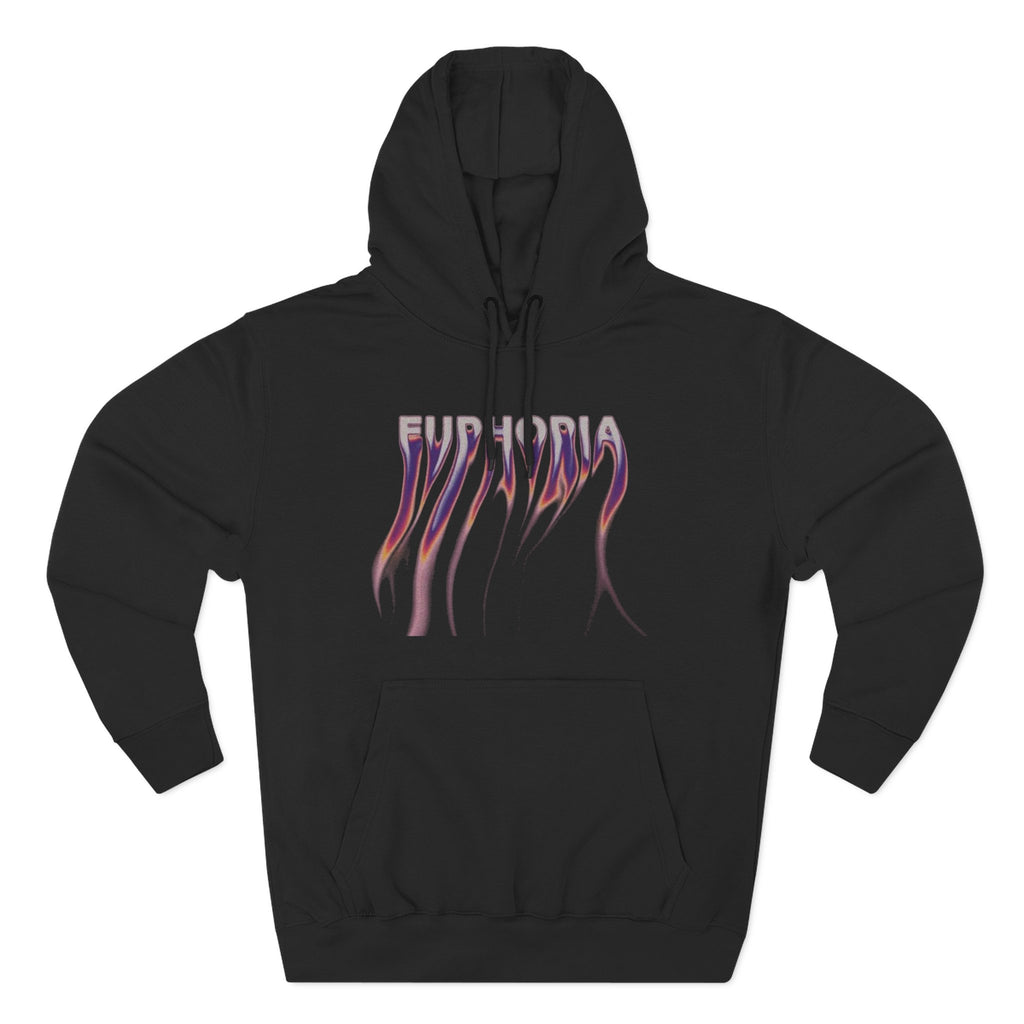 LARSNOIRE Hoodie — 'Euphoria' Gradient Gothic Logo Pullover