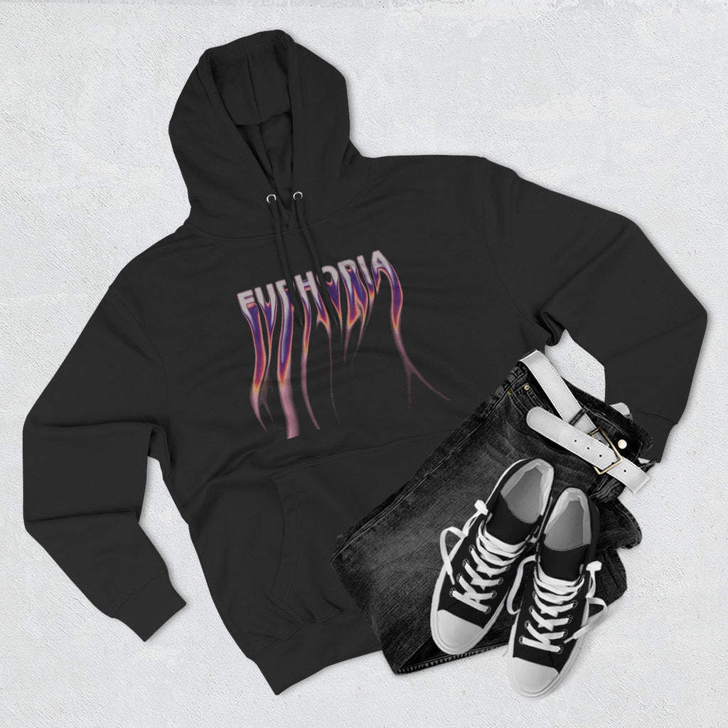 LARSNOIRE Hoodie — 'Euphoria' Gradient Gothic Logo Pullover