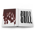 Chill / Flame Hardcover Journal — Minimal Graphic Matte Notebook