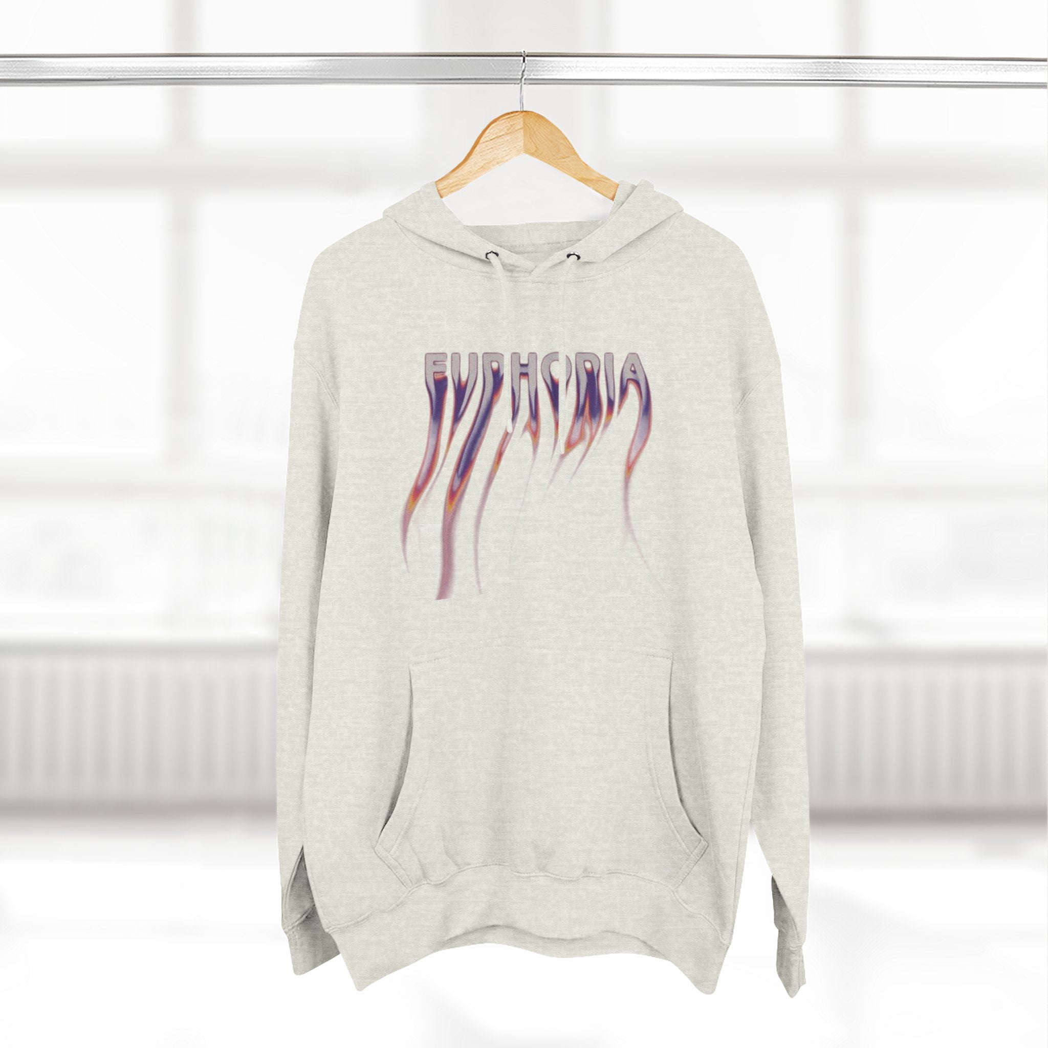 LARSNOIRE Hoodie — 'Euphoria' Gradient Gothic Logo Pullover